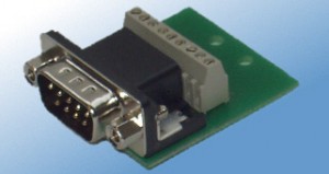 Adapter 9 pin D-SUB to screw terminals (ADP D-SUB M / ADP D-SUB F)